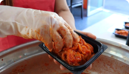 반찬 사역 지원